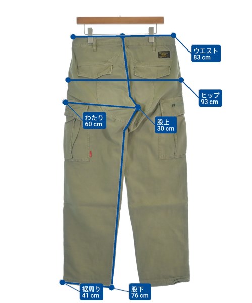 WTAPS（ダブルタップス）カーゴパンツ カーキ サイズ:MIKE(M位) メンズ/2200684560151