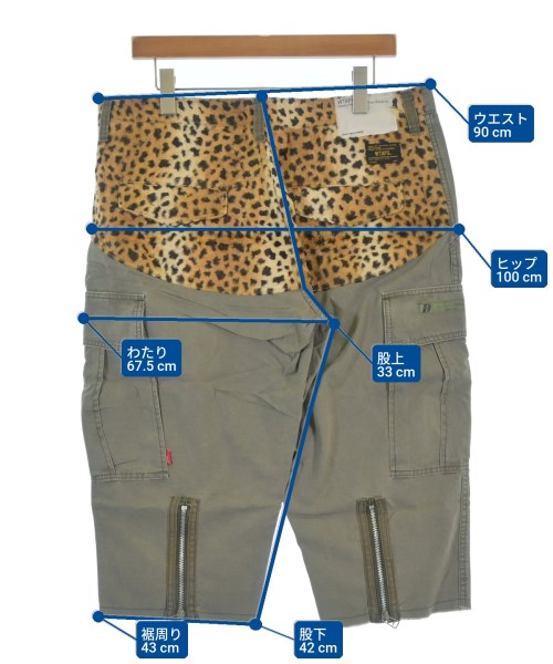 WTAPS（ダブルタップス）ショートパンツ カーキ サイズ:MIKE(M位) メンズ/2200684560168
