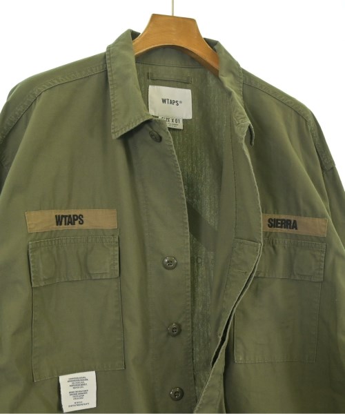WTAPS（ダブルタップス）ミリタリーブルゾン カーキ サイズ:01(S位) メンズ/2200685455012