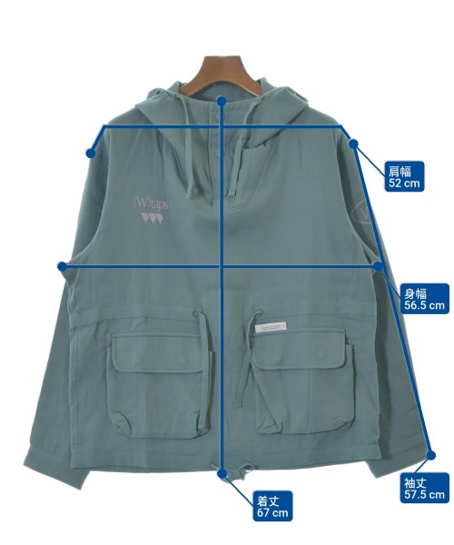 WTAPS（ダブルタップス）カジュアルシャツ 青 サイズ:01(S位) メンズ/2200685364048