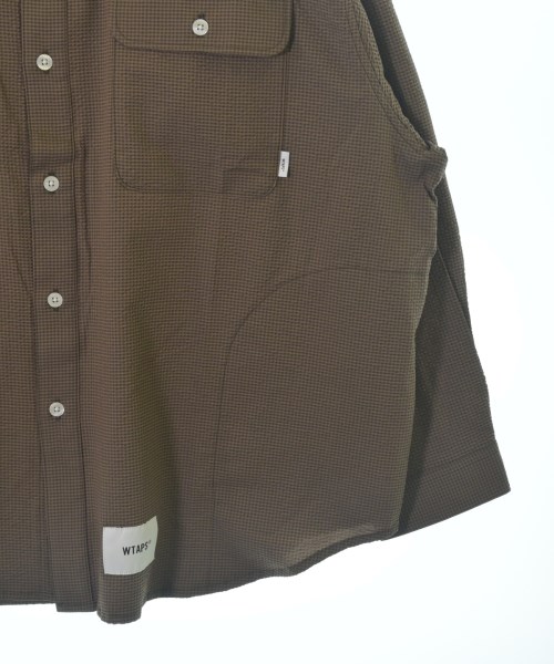 WTAPS（ダブルタップス）カジュアルシャツ 茶 サイズ:03(L位) メンズ/2200685364055