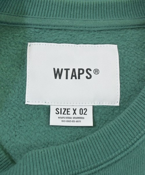 WTAPS（ダブルタップス）スウェット 緑 サイズ:02(M位) メンズ/2200685623053