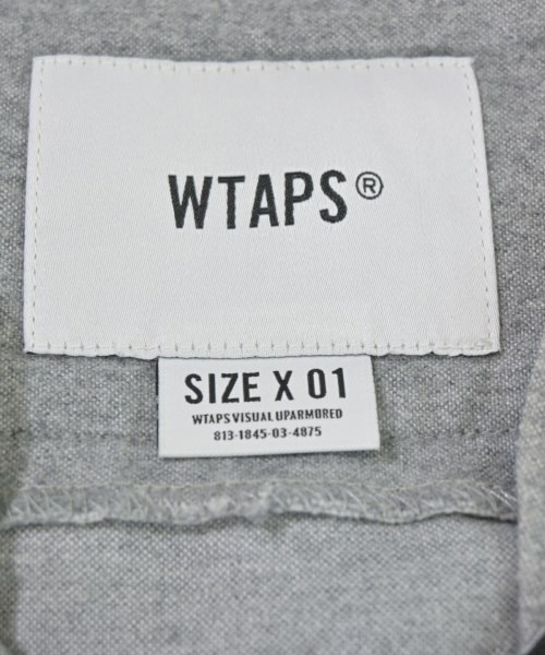 WTAPS（ダブルタップス）カジュアルシャツ グレー サイズ:1(S位) メンズ/2200685623077
