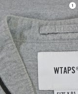 WTAPS（ダブルタップス）カジュアルシャツ グレー サイズ:1(S位) メンズ/2200685623077