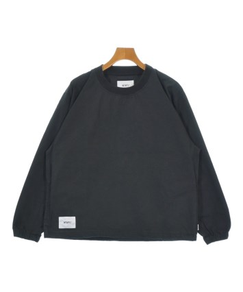 wtaps WT刺繍ラグラン長袖シャツ 04XL WTAPS（ダブルタップス）カジュアルシャツ 黒 サイズ:1(S位) メンズ