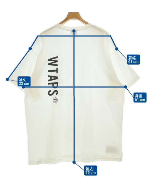WTAPS（ダブルタップス）Tシャツ・カットソー 白 サイズ:04(L位) メンズ/2200686014065