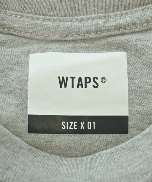 WTAPS（ダブルタップス）Tシャツ・カットソー グレー サイズ:1(S位) メンズ/2200686139034