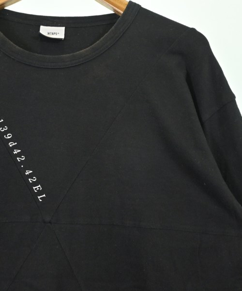 WTAPS（ダブルタップス）Tシャツ・カットソー 黒 サイズ:2(M位) メンズ/2200687055159