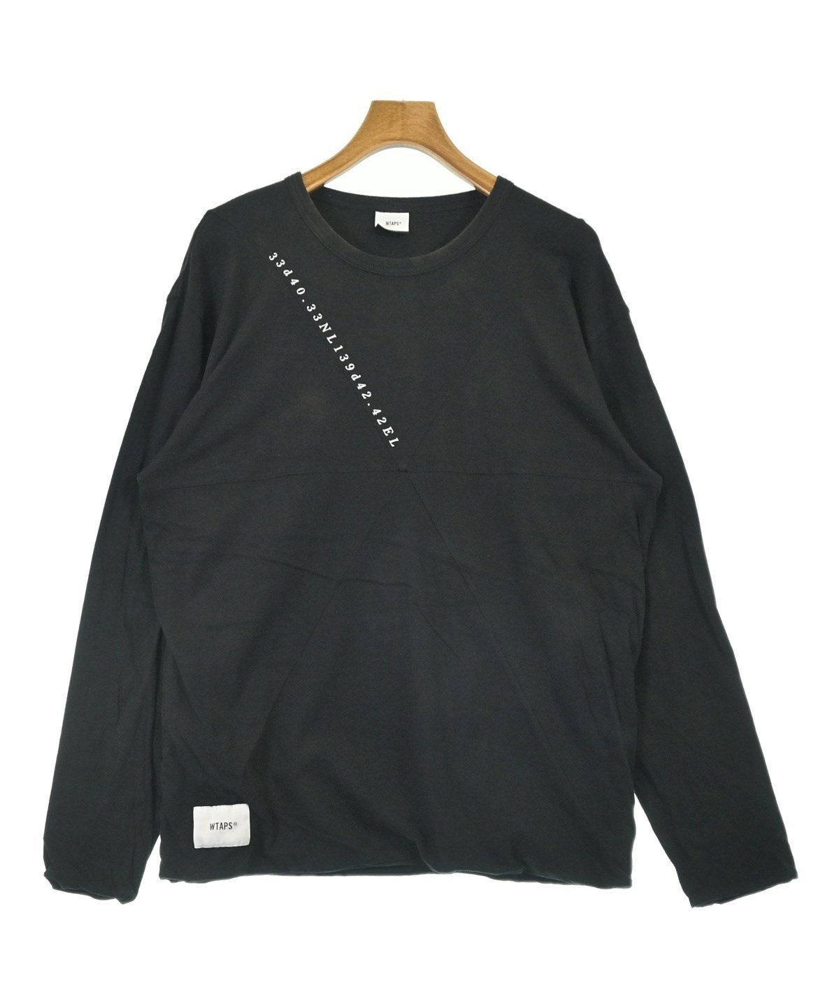 WTAPS（ダブルタップス）Tシャツ・カットソー 黒 サイズ:2(M位) メンズ