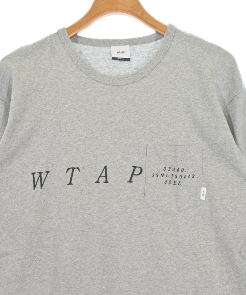 WTAPS（ダブルタップス）Tシャツ・カットソー グレー サイズ:01(S位) メンズ/2200681591066