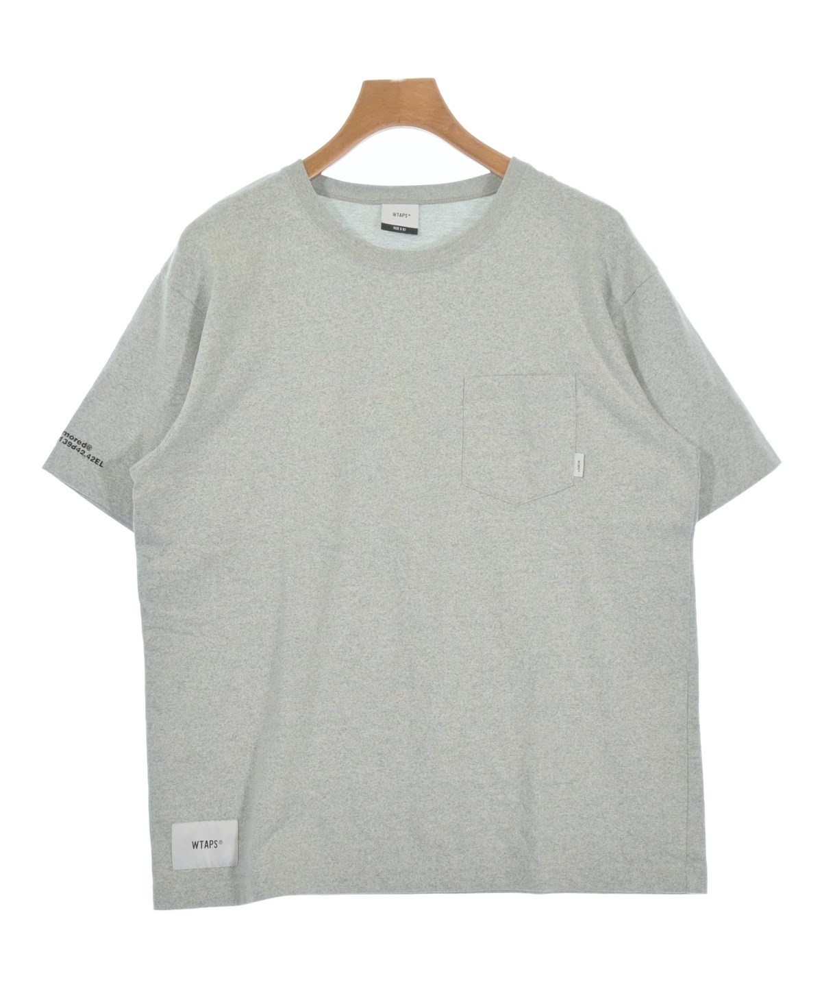 WTAPS（ダブルタップス）Tシャツ・カットソー グレー サイズ:01(S位