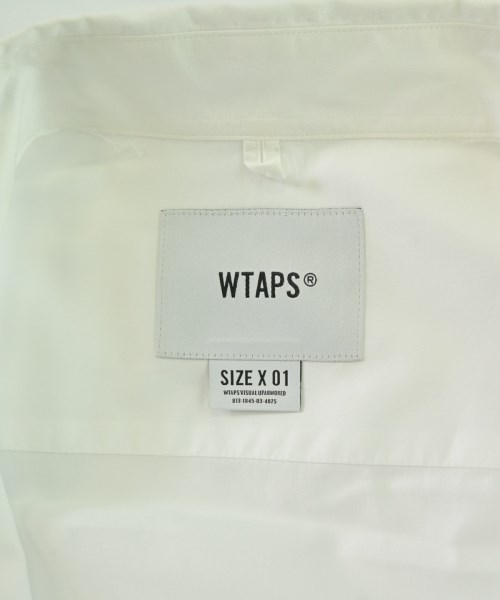 WTAPS（ダブルタップス）カジュアルシャツ 白 サイズ:01(S位) メンズ/2200680745125