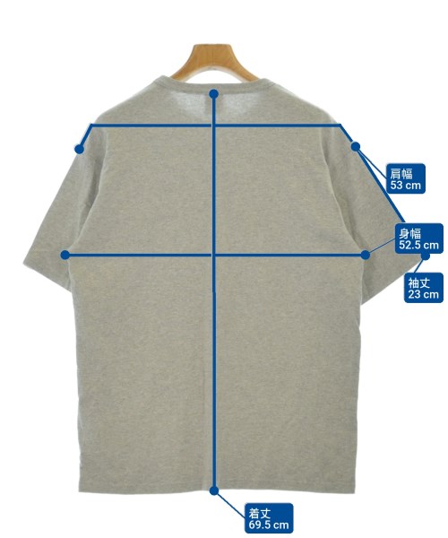 WTAPS（ダブルタップス）Tシャツ・カットソー グレー サイズ:L メンズ/2200683844115