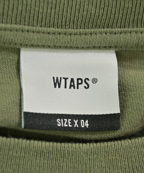 WTAPS（ダブルタップス）Tシャツ・カットソー カーキ サイズ:04(XL位) メンズ/2200689514012