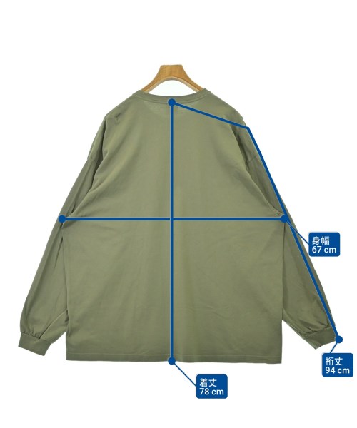 WTAPS（ダブルタップス）Tシャツ・カットソー カーキ サイズ:04(XL位) メンズ/2200689514012
