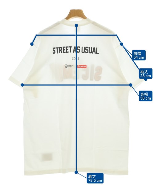 WTAPS（ダブルタップス）Tシャツ・カットソー 白 サイズ:XL メンズ/2200688759063