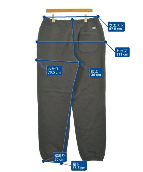 WTAPS（ダブルタップス）スウェットパンツ グレー サイズ:XL メンズ/2200685917060