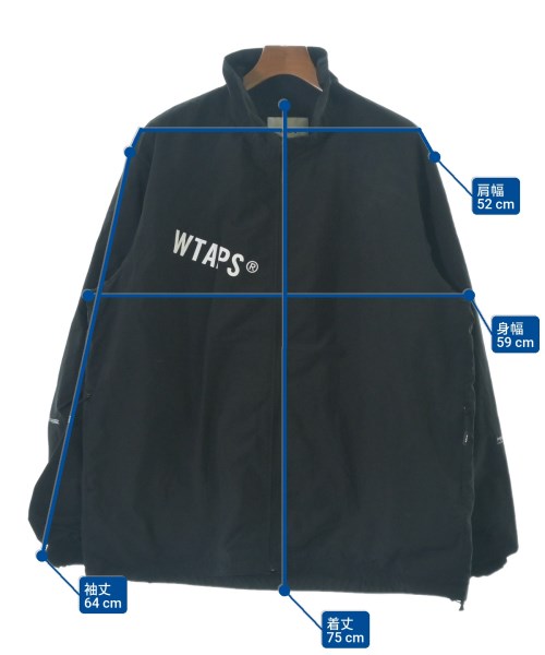 WTAPS（ダブルタップス）ブルゾン 黒 サイズ:04(XL位) メンズ/2200691951041