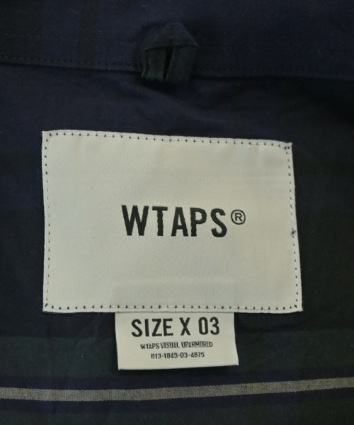 WTAPS（ダブルタップス）カジュアルシャツ 紺 サイズ:03(L位) メンズ/2200691969015