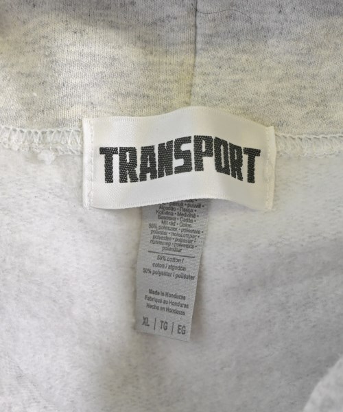 TRANSPORT（トランスポート）パーカー グレー サイズ:XL メンズ/2200632647118