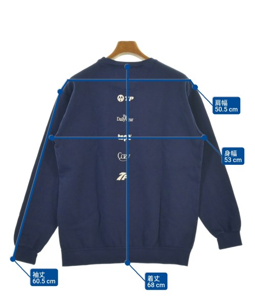 TRANSPORT（トランスポート）スウェット 紺 サイズ:M メンズ/2200620375023