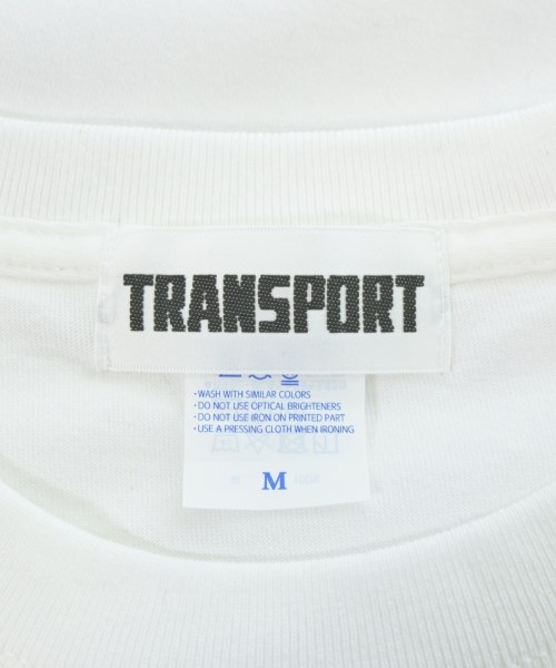 TRANSPORT（トランスポート）Tシャツ・カットソー 白 サイズ:M メンズ/2200682370066