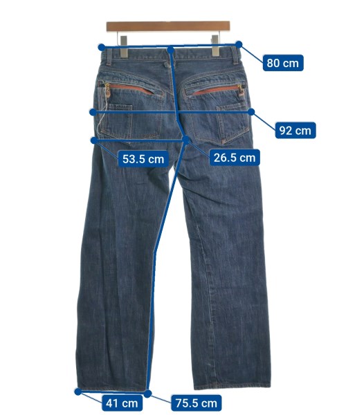 HEC-TIC（ヘクティク）デニムパンツ 青 サイズ:M メンズ/2200519005062