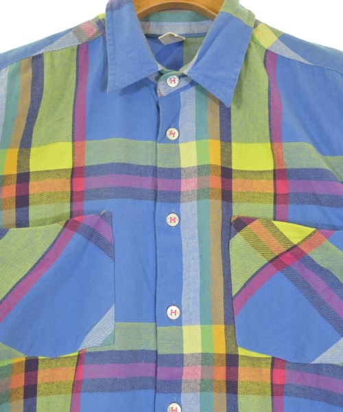 HEC-TIC（ヘクティク）カジュアルシャツ 青 サイズ:L メンズ/2200615488134