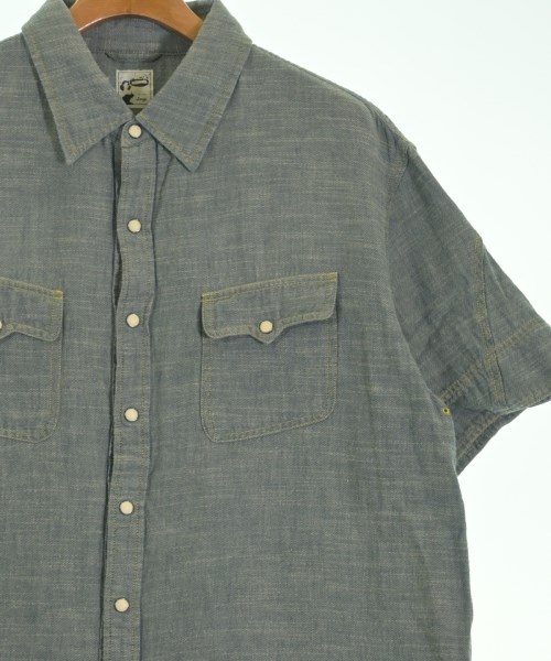 HEC-TIC（ヘクティク）カジュアルシャツ 紺 サイズ:L メンズ/2200631283034