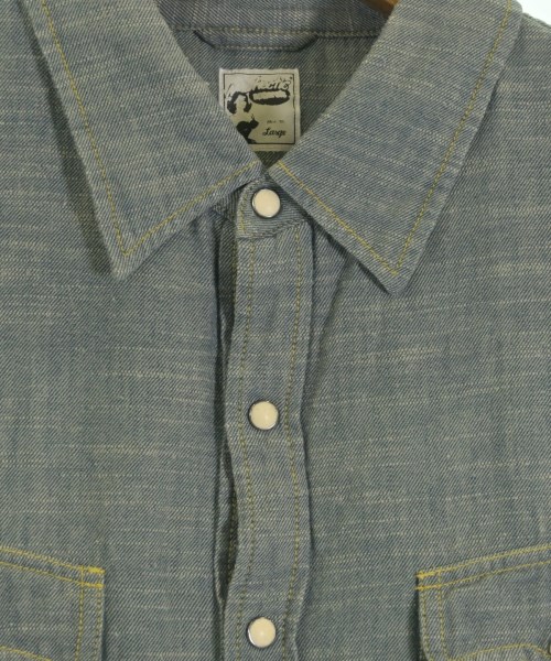 HEC-TIC（ヘクティク）カジュアルシャツ 紺 サイズ:L メンズ/2200631283034