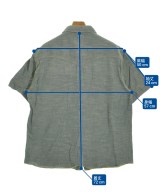 HEC-TIC（ヘクティク）カジュアルシャツ 紺 サイズ:L メンズ/2200631283034