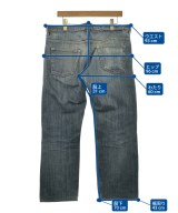 HEC-TIC（ヘクティク）デニムパンツ 紺 サイズ:-(XL位) メンズ/2200680963147