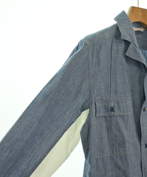 MOTIVE（モーティブ）カジュアルシャツ 青 サイズ:L メンズ/2200531089125