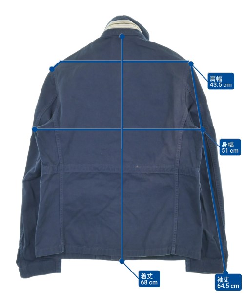 MACKDADDY（マックダディー）ミリタリーブルゾン 紺 サイズ:M メンズ/2200620728034