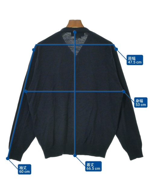 MACKDADDY（マックダディー）カーディガン 紺 サイズ:M メンズ/2200654393123