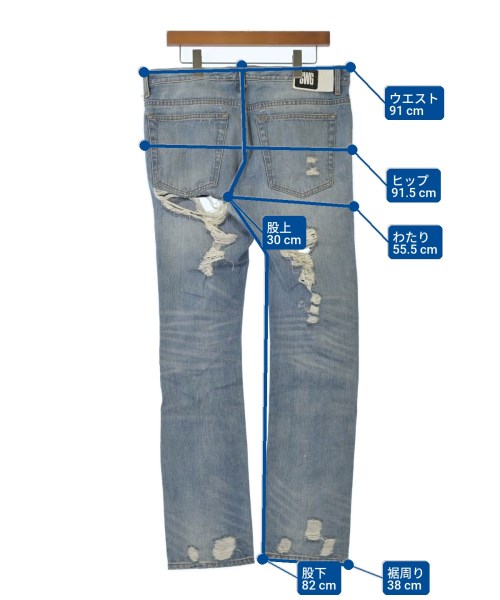 SWAGGER（スワッガー）デニムパンツ 青 サイズ:32(L位) メンズ/2200608980034