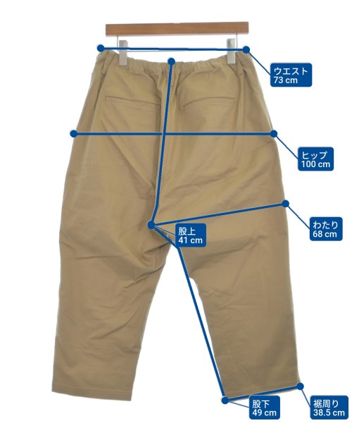 WHIZ LIMITED（ウィズリミテッド）クロップドパンツ ベージュ サイズ:M メンズ/2200634681059