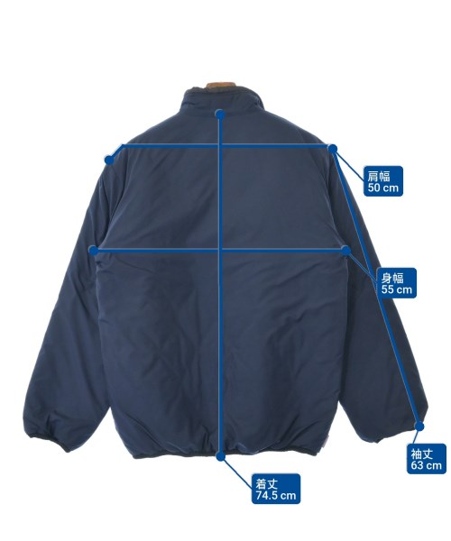 HOMLESS（ホームレス）ダウンジャケット/ダウンベスト 紺 サイズ:M メンズ/2200624371014