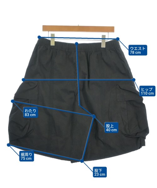 PAM（パム）ショートパンツ 黒 サイズ:M メンズ/2200623750124