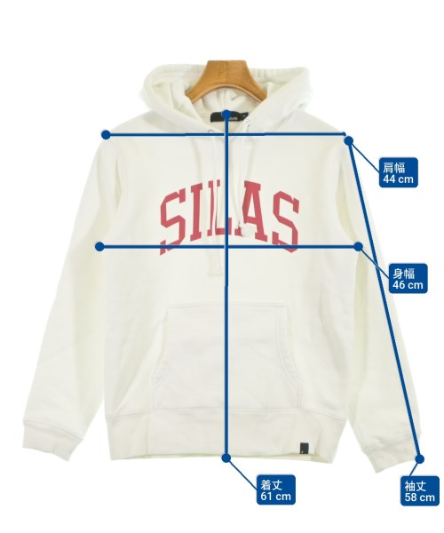 SILAS（サイラス）パーカー 白 サイズ:S メンズ/2200612386594