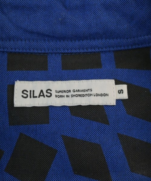 SILAS（サイラス）カジュアルシャツ 青 サイズ:S メンズ/2200663516049