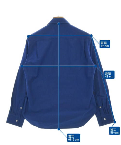 SILAS（サイラス）カジュアルシャツ 青 サイズ:S メンズ/2200663516049