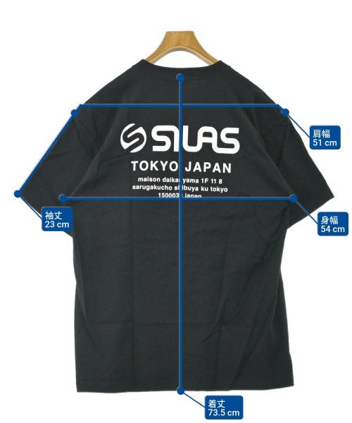 SILAS（サイラス）Tシャツ・カットソー 黒 サイズ:XL メンズ/2200692268087