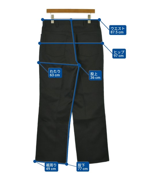 SANDINISTA（サンディニスタ）スラックス 黒 サイズ:L メンズ/2200627976223