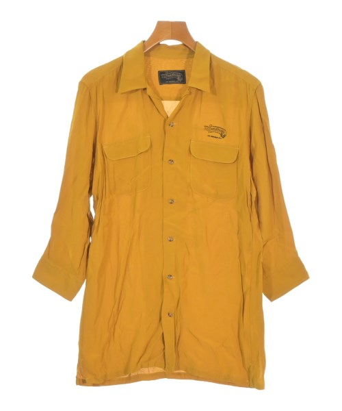 SUNDINISTA EXPERIENCE(サンディニスタエクスペリエンス)カジュアルシャツ 黄 サイズ:S/2200642946010