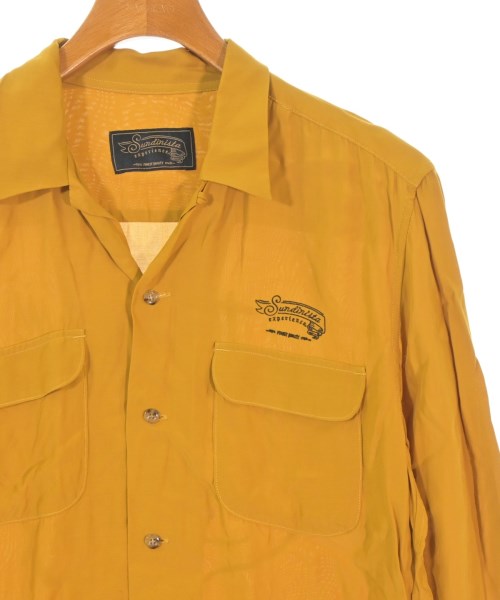SUNDINISTA EXPERIENCE（サンディニスタエクスペリエンス）カジュアルシャツ 黄 サイズ:S メンズ/2200642946010