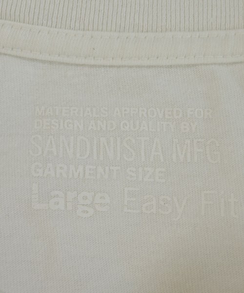 SANDINISTA（サンディニスタ）Tシャツ・カットソー 白 サイズ:L メンズ/2200721214573