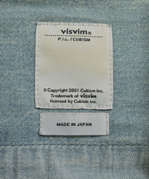 visvim（ヴィズヴィム）カジュアルシャツ 青 サイズ:1(S位) メンズ/2200633376062