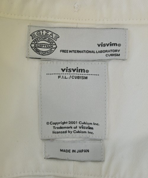 visvim（ヴィズヴィム）カジュアルシャツ 白 サイズ:3(L位) メンズ/2200639639024