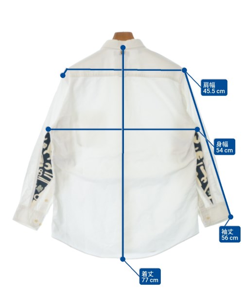 visvim（ヴィズヴィム）カジュアルシャツ 白 サイズ:3(L位) メンズ/2200639639024